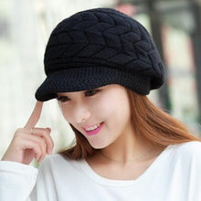 Load image into Gallery viewer, BING YUAN HAO XUAN Knitted Hat Women Winter Hats for Women Ladies Beanie Girls Skullies CAPS Bonnet Femme SnapBack Warm Wool Hat