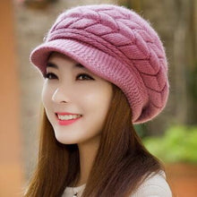 Load image into Gallery viewer, BING YUAN HAO XUAN Knitted Hat Women Winter Hats for Women Ladies Beanie Girls Skullies CAPS Bonnet Femme SnapBack Warm Wool Hat