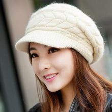 Load image into Gallery viewer, BING YUAN HAO XUAN Knitted Hat Women Winter Hats for Women Ladies Beanie Girls Skullies CAPS Bonnet Femme SnapBack Warm Wool Hat