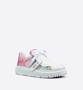 DIOR-ID ファブリック スニーカー Dior-ID Sneaker White and French Blue Technical Fabric | DIOR