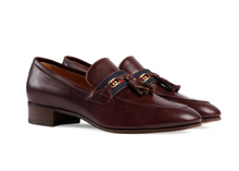 Load image into Gallery viewer, Gucci Web detail loafers
