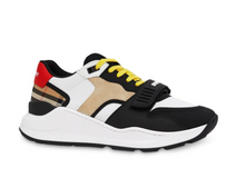 Load image into Gallery viewer, Burberry panelled low-top sneakers
