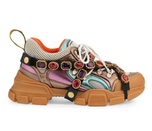 Load image into Gallery viewer, Gucci Flashtrek sneakers with removable crystals

