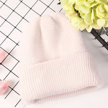 Load image into Gallery viewer, [Rancyword] Women Winter Hats Beanies Knitting Rabbit Wool Fur Hat Female Real Fur Skullies Caps Gorros Solid Color RC1222-2

